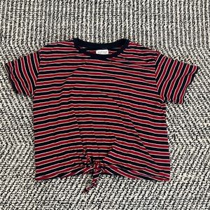 Velvet by Graham & Spencer - Striped Knot T-shirt
